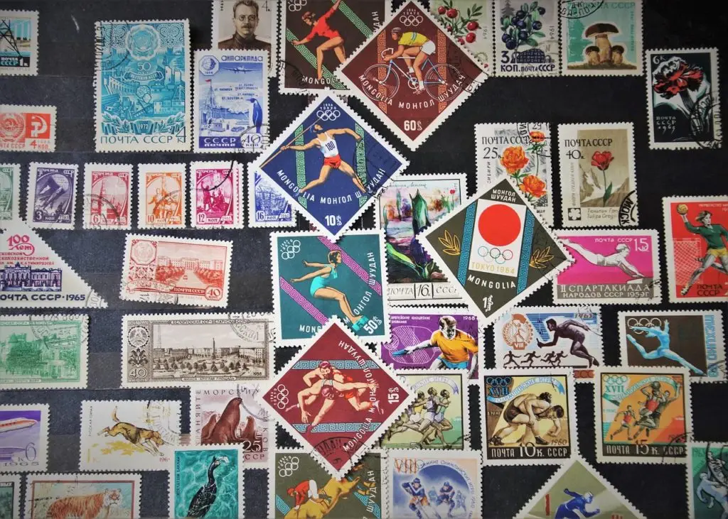 Une collection unique de timbres